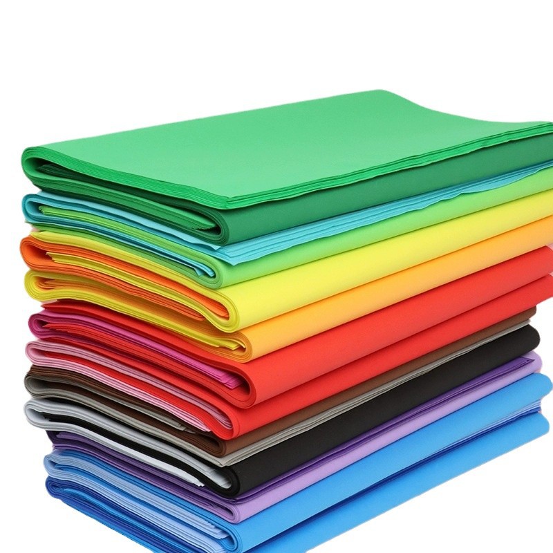 Art Craft For Kindergarten - 10 Sheets 50x90cm Colored Sponge Paper