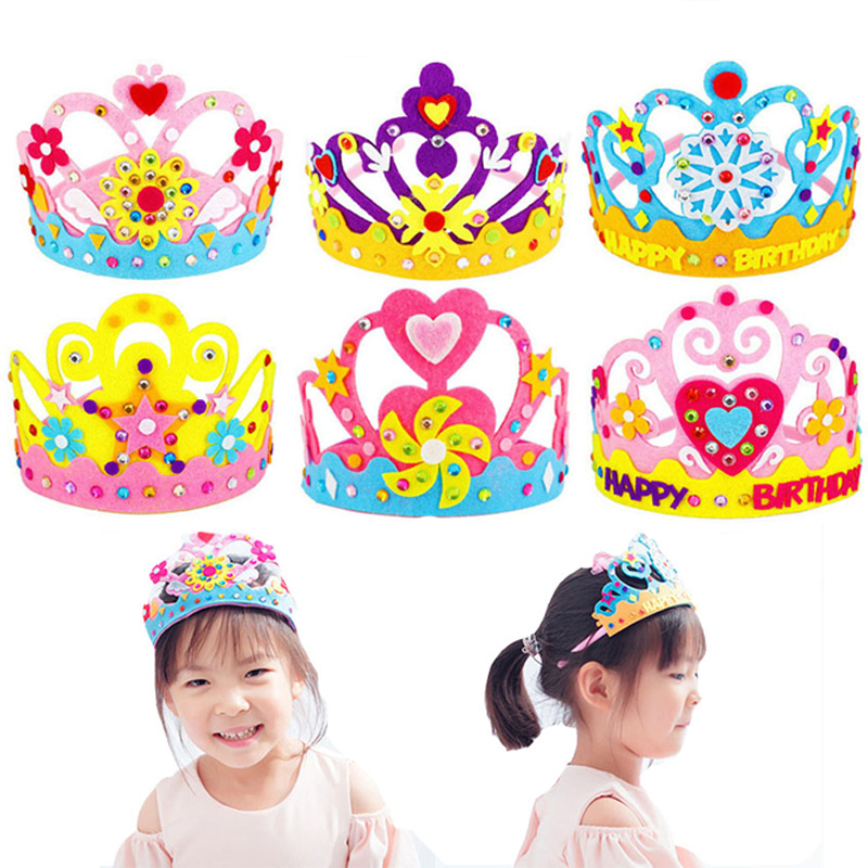 Art Craft 5 Year Old - DIY Crafts Toy Crown Creative Paper
