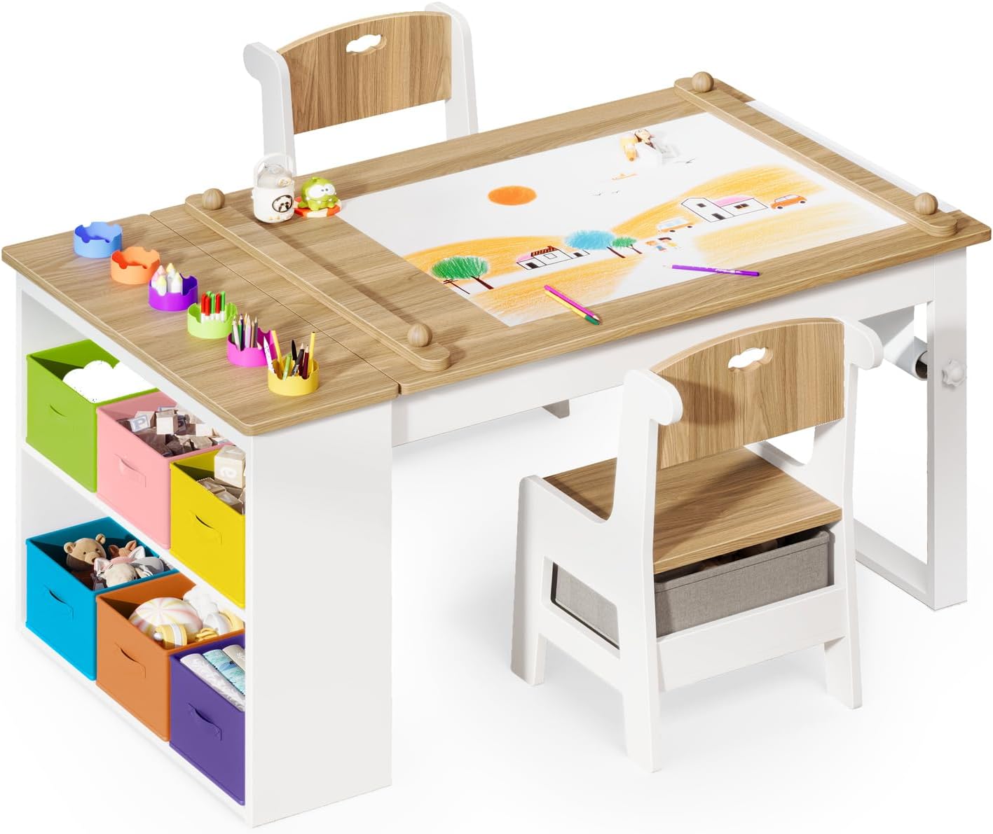 Art Craft For Toddlers - Kids Art Table and Chairs, Toddler