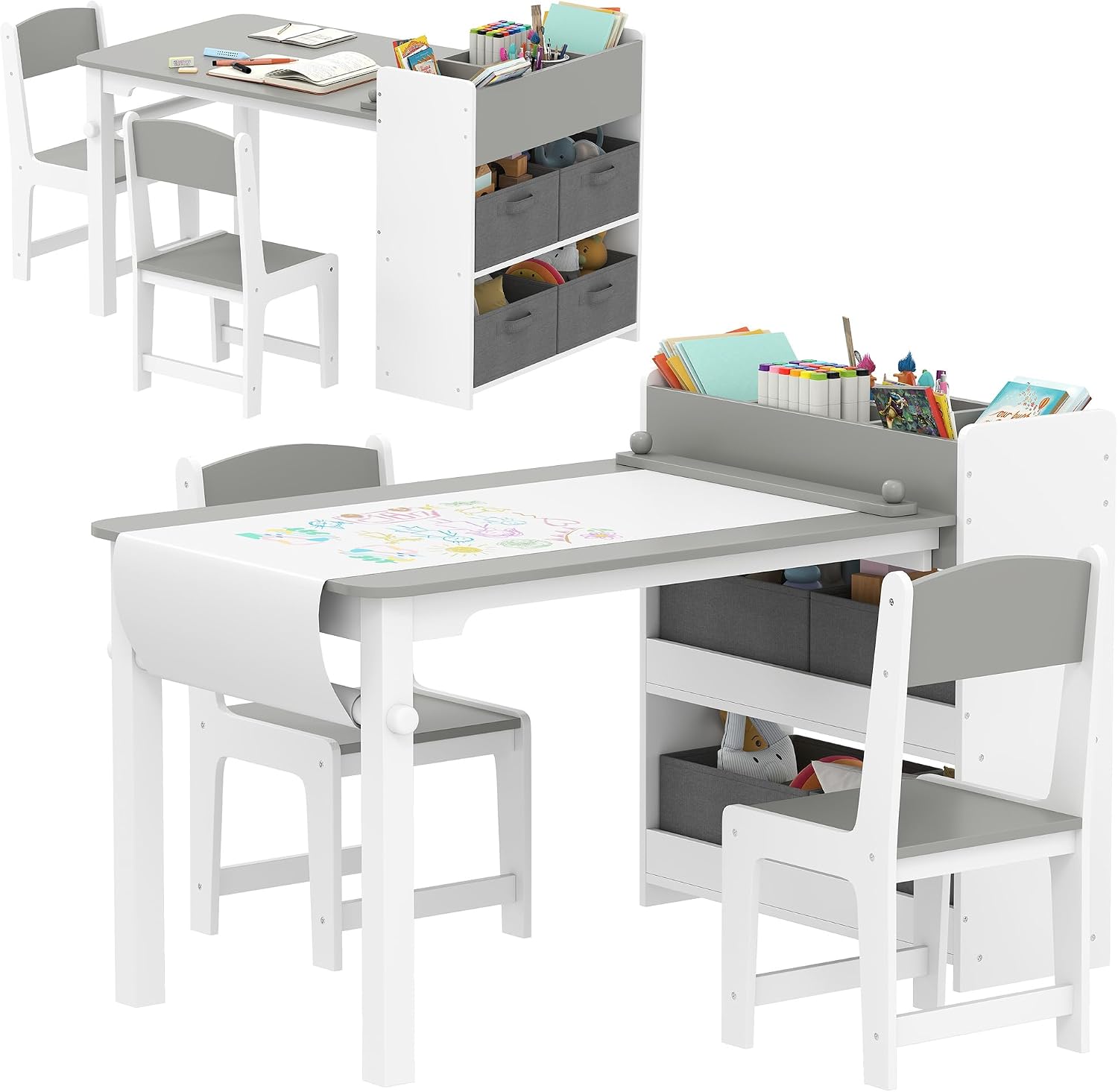 Art Craft For Toddlers - Kids Art Table & Easel Chair