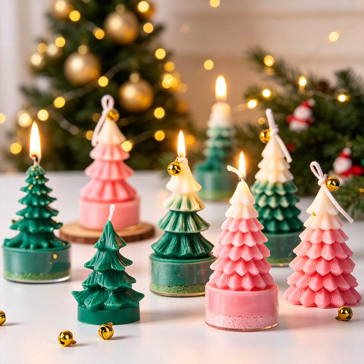 Art Craft Show - 3D Christmas Tree Silicone Candle Mold