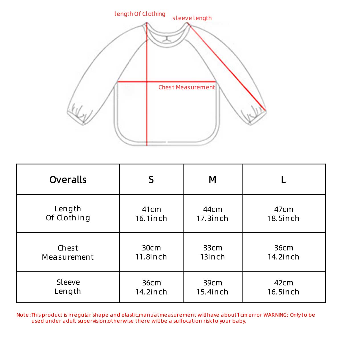 Kids Baby Long Sleeved PU Bibs - Art Craft 5 Year Old recension och pris