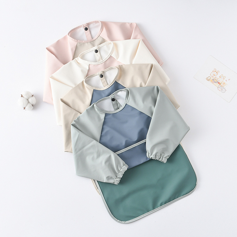 Kids Baby Long Sleeved PU Bibs - Art Craft 5 Year Old recension och pris