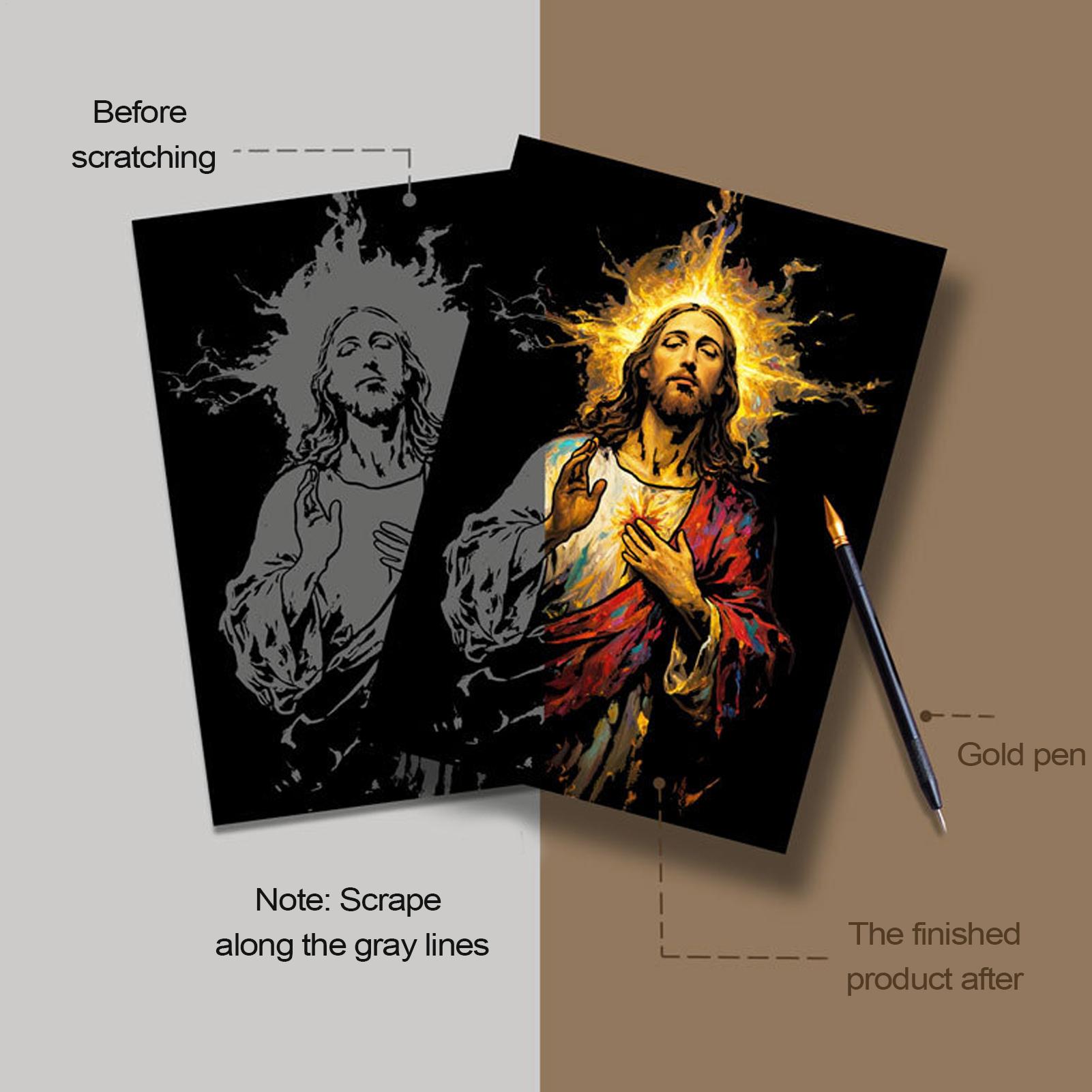 Scratch Book Jesus Scratch Pai - Art Craft 3 Year Old recension och pris