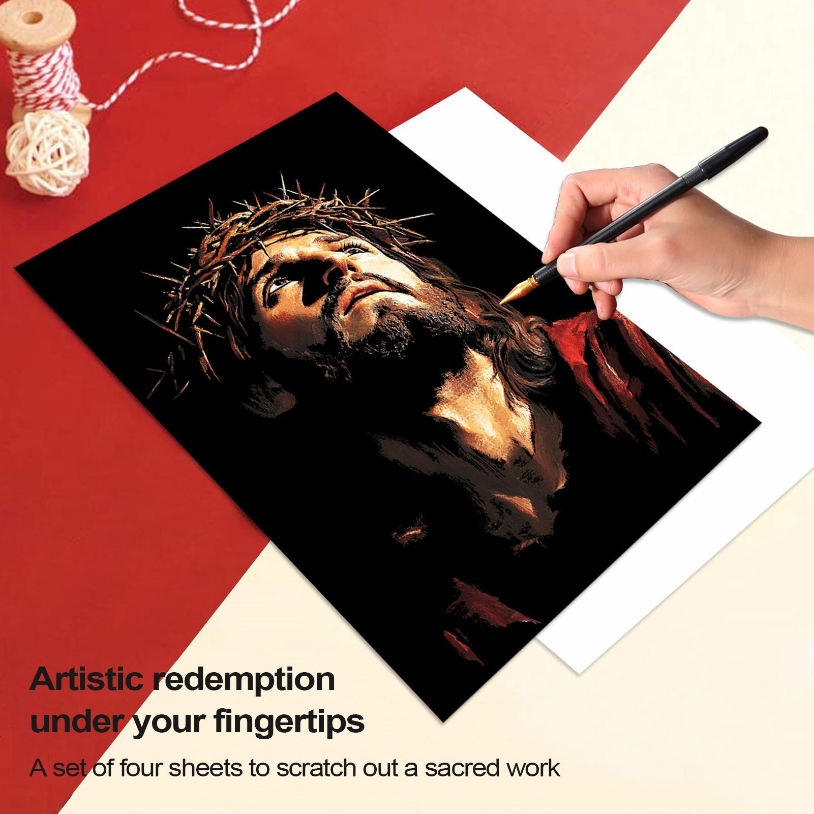 Scratch Book Jesus Scratch Pai - Art Craft 3 Year Old recension och pris