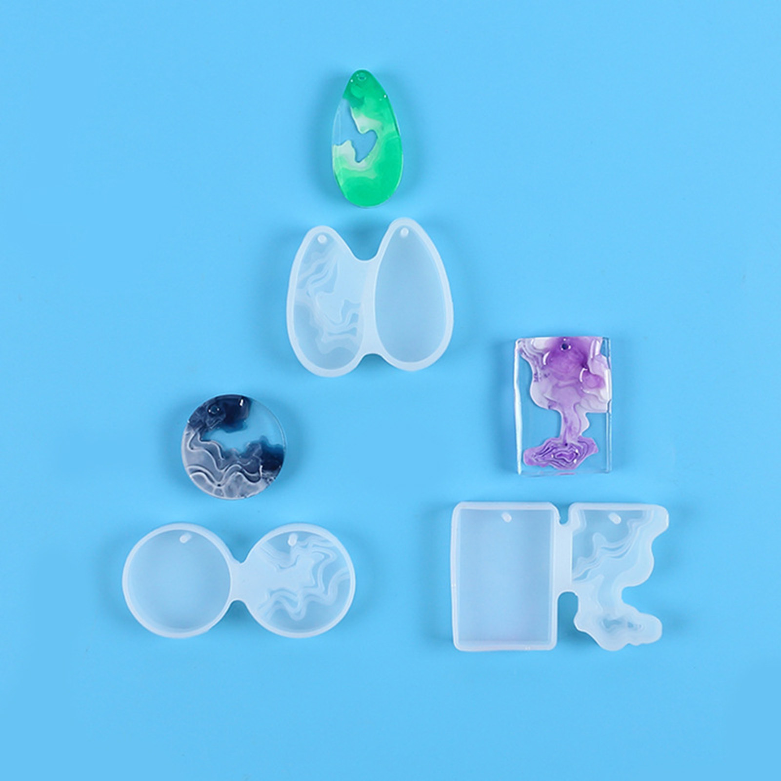 3pcs DIY Crystal Mold Set Roun - Art Craft Show recension och pris