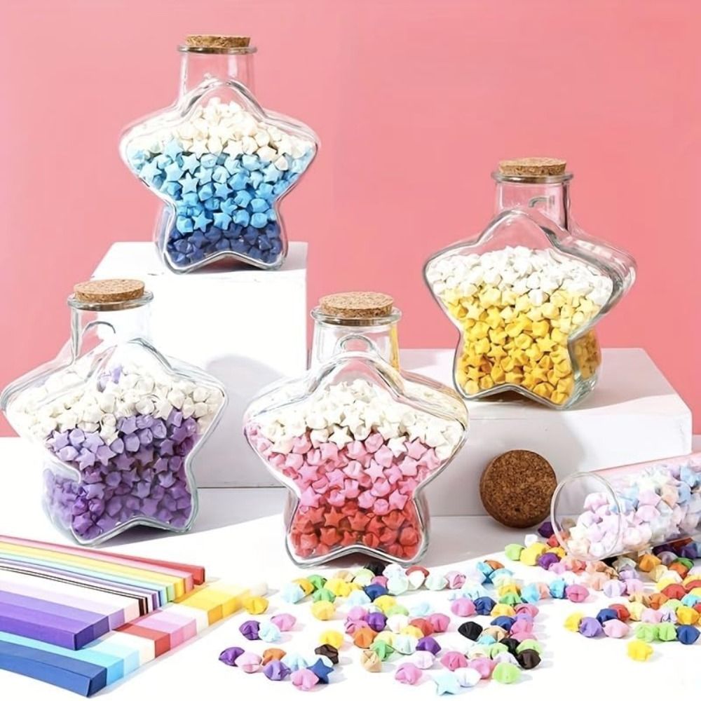 540 Sheets Origami Paper Stars - Art Craft Show recension och pris