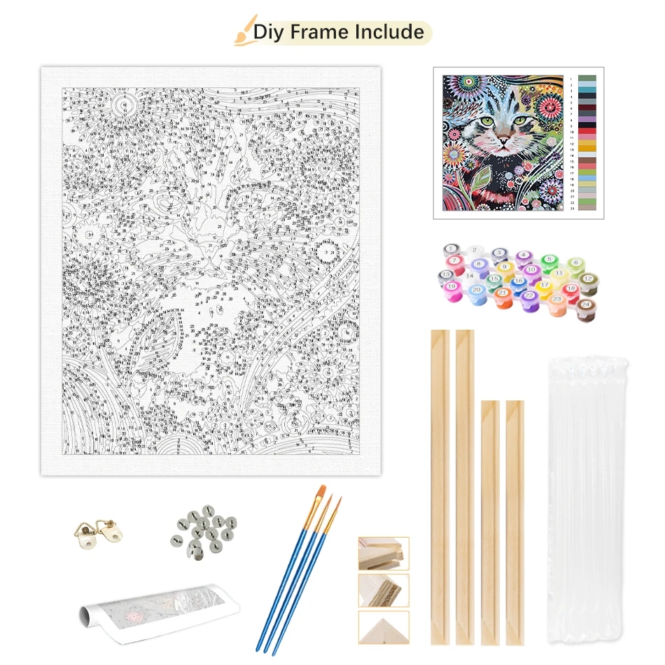 RUOPOTY Sunset Beach Paint By  - Art Craft Ideas Easy recension och pris
