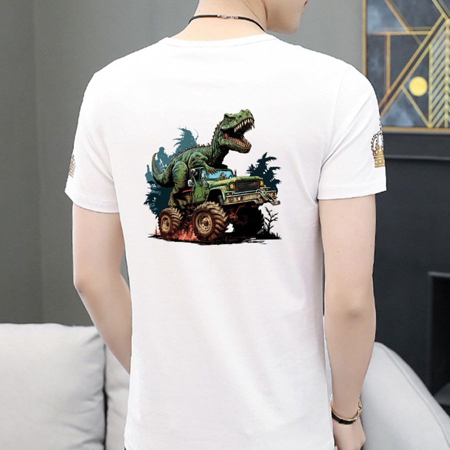 Big Truck Dinosaur Iron On Pat - Art Craft Show recension och pris