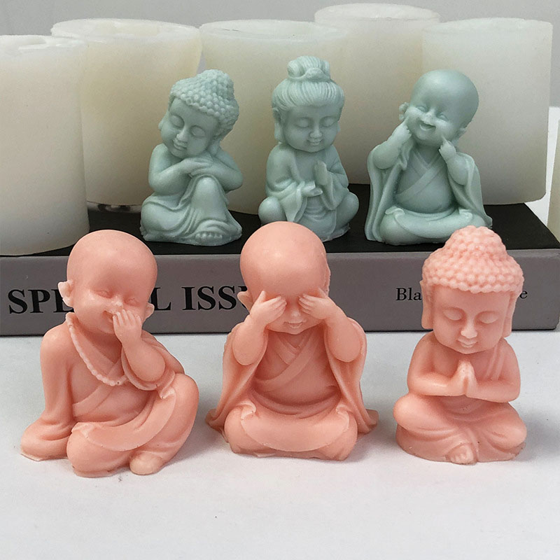 3D Little Monk Candle Silicone - Art Craft Show recension och pris