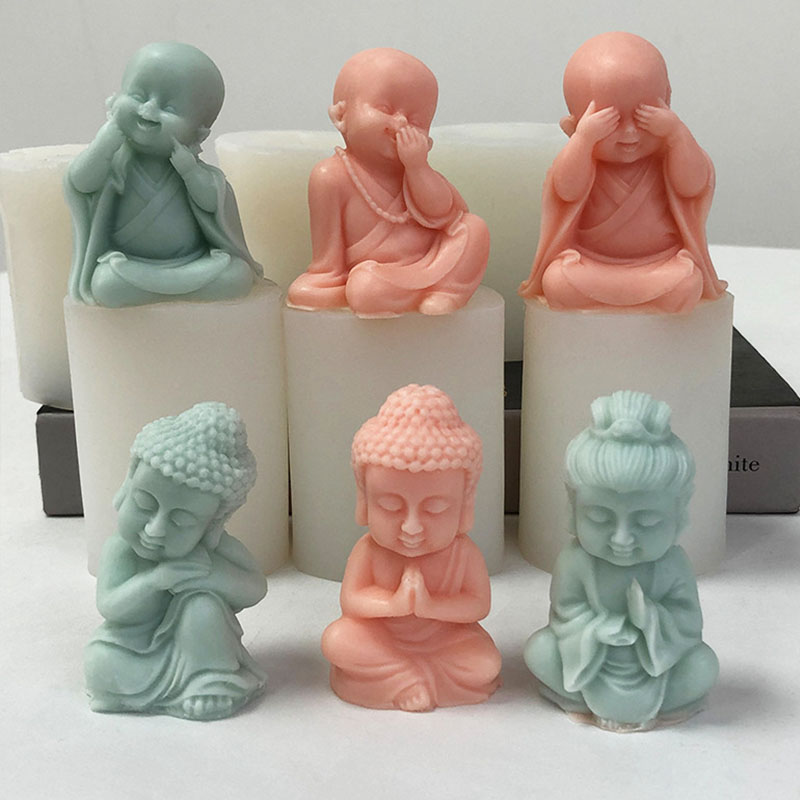 3D Little Monk Candle Silicone - Art Craft Show recension och pris