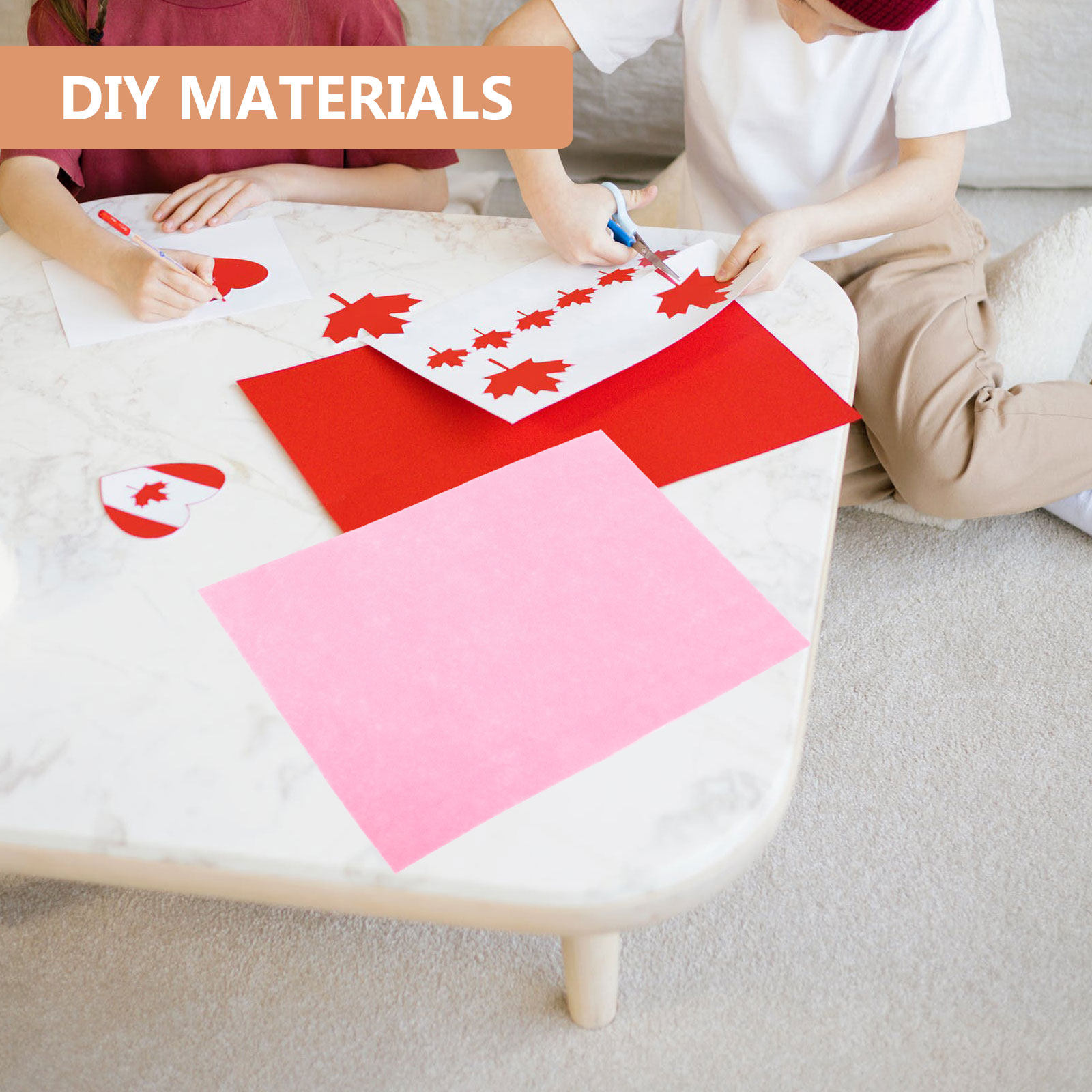 6 Sheets Kids DIY Non-Woven Cl - Art Craft For Kindergarten recension och pris