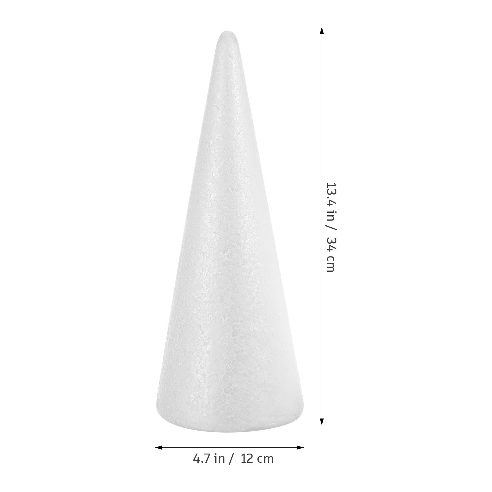 2Pcs White Polystyrene Foam Co - Art Craft For Kindergarten recension och pris