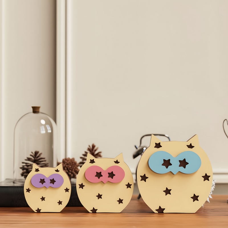 Owl Desktop Ornament Silicone  - Art Craft Show recension och pris