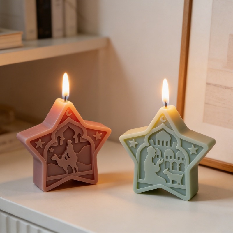 mosque candle mold soft star m - Art Craft Show recension och pris