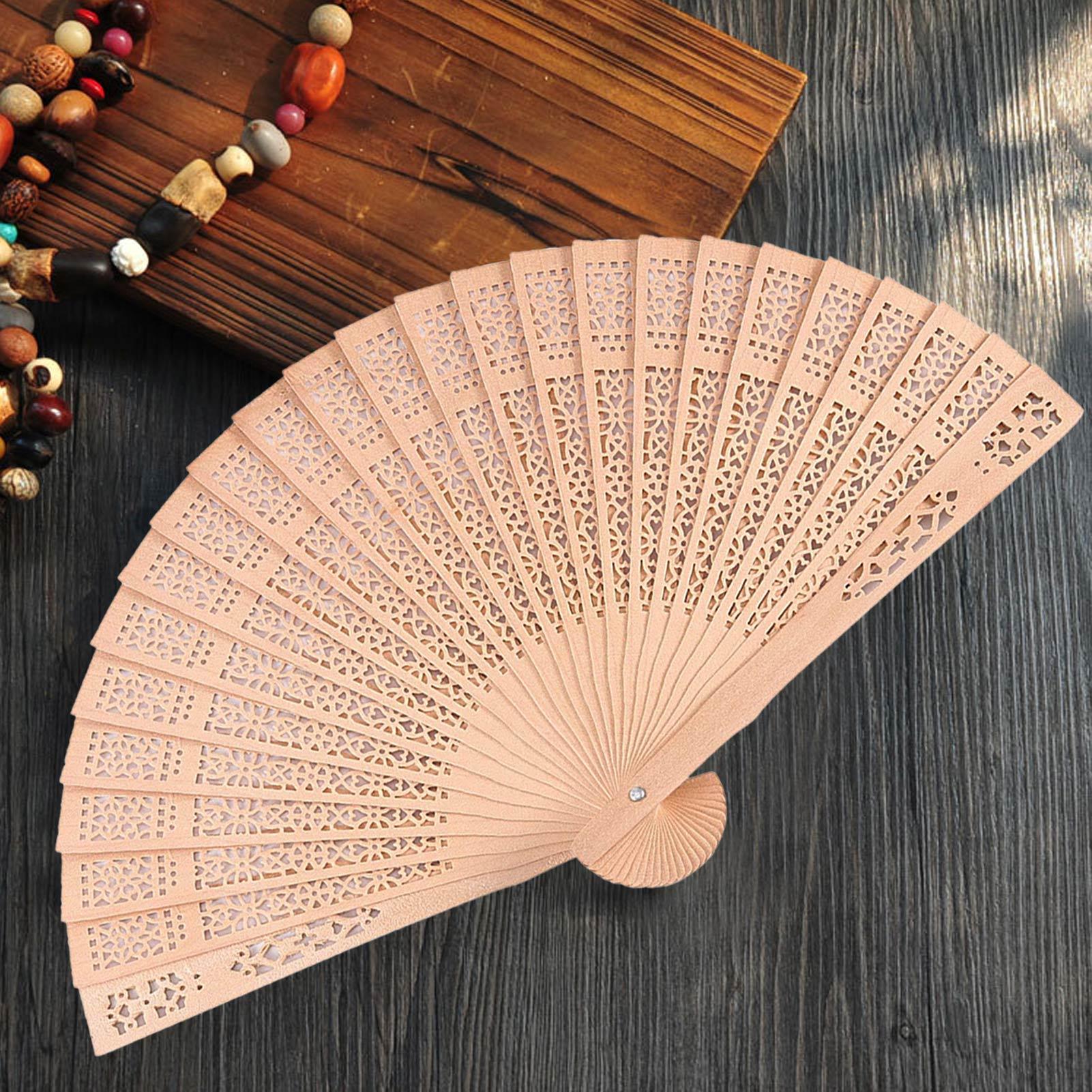 Retro Hand Fan Portable Foldin - Chinese Art Craft recension och pris