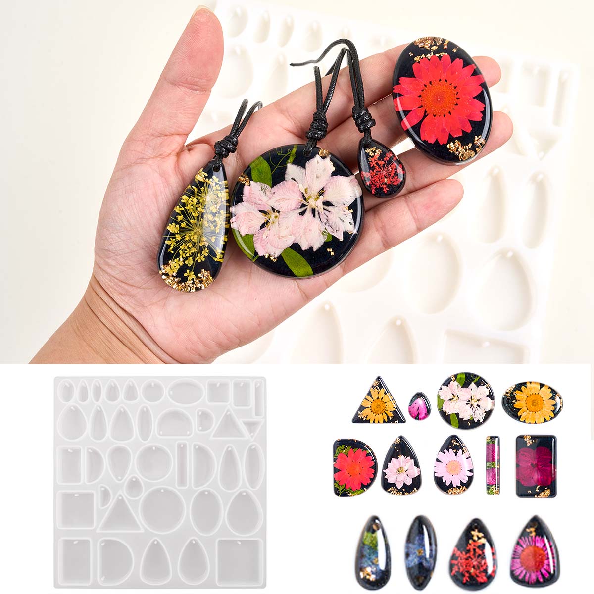 Time Stone Pendant Silicone Mo - Art Craft Show recension och pris