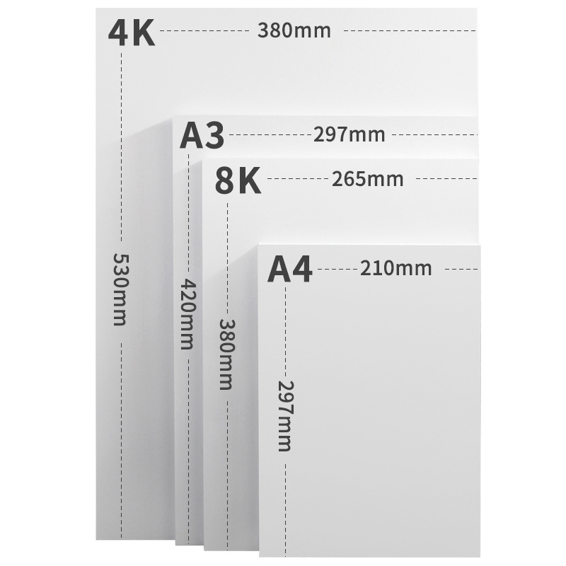 Thickened White Card Paper A4A - Art Craft For Kindergarten recension och pris