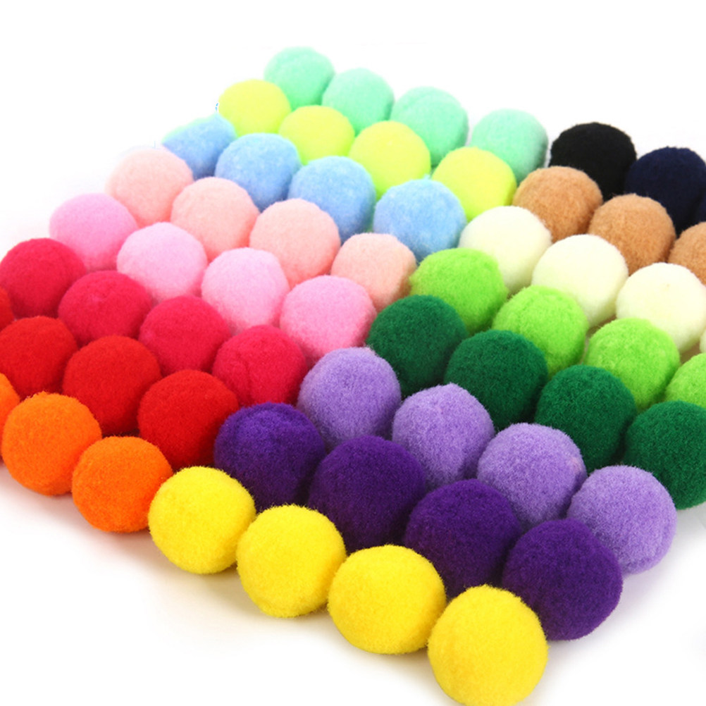 100Pcs Pom Ball Handmade Mater - Art Craft For Kindergarten recension och pris