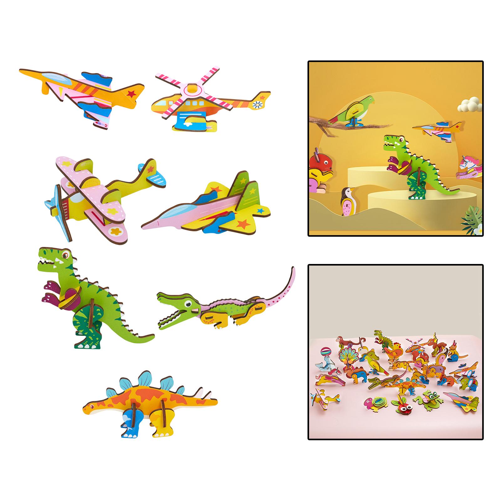 3D Cartoon Wooden Insert Puzzl - Art Craft For Kindergarten recension och pris