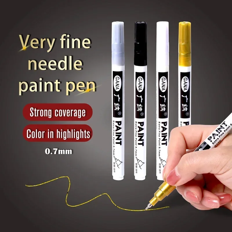4Pcs/set Oil Based White Black - Illustration Marker Set recension och pris
