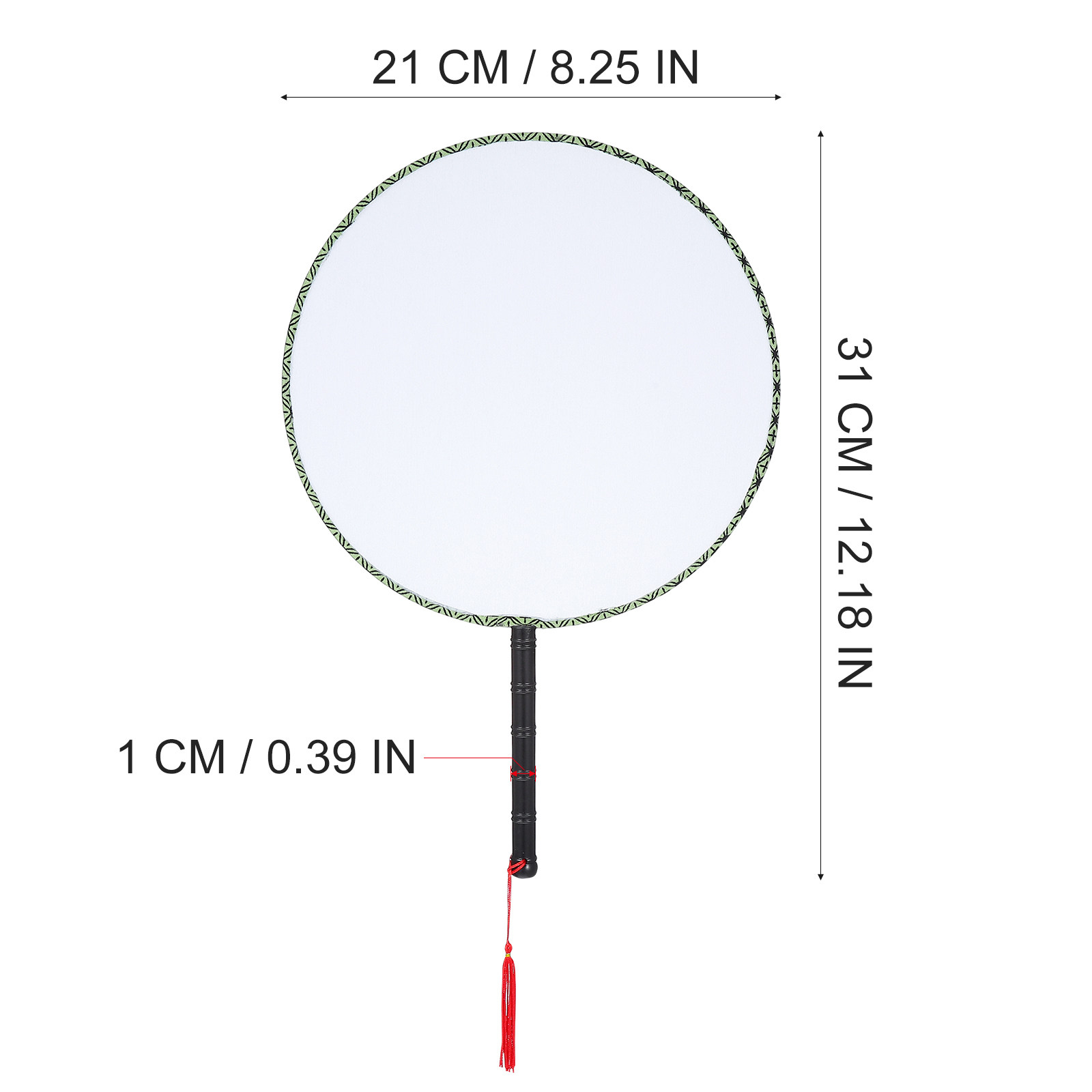 10Pcs Blank Fan for Painting a - Art Craft For Kindergarten recension och pris