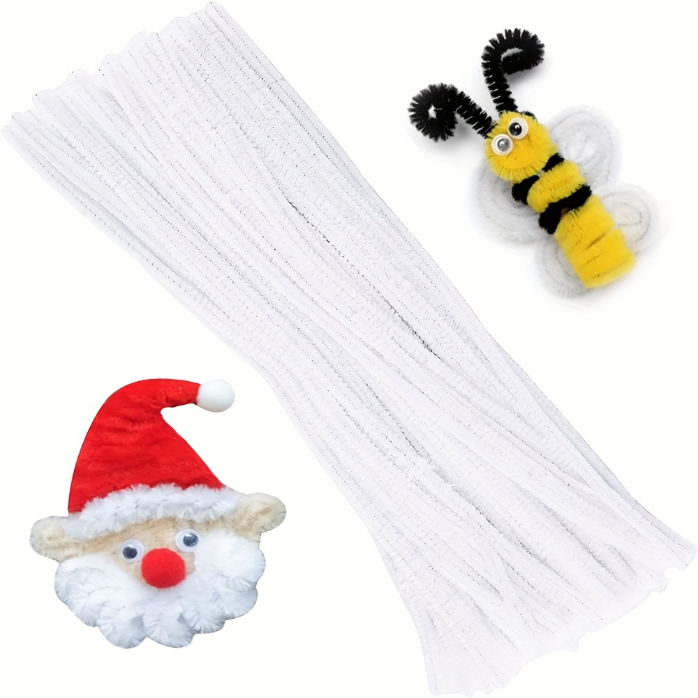 100 Pcs White Pipe Cleaners,Pi - Art Craft For Toddlers recension och pris
