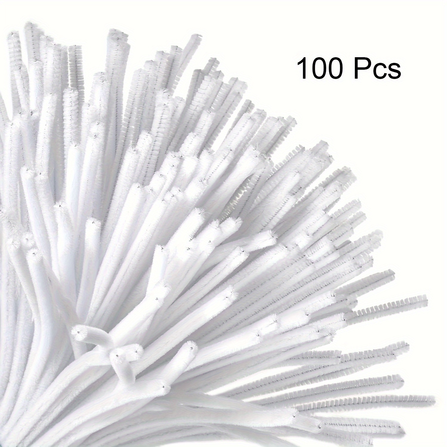 100 Pcs White Pipe Cleaners,Pi - Art Craft For Toddlers recension och pris