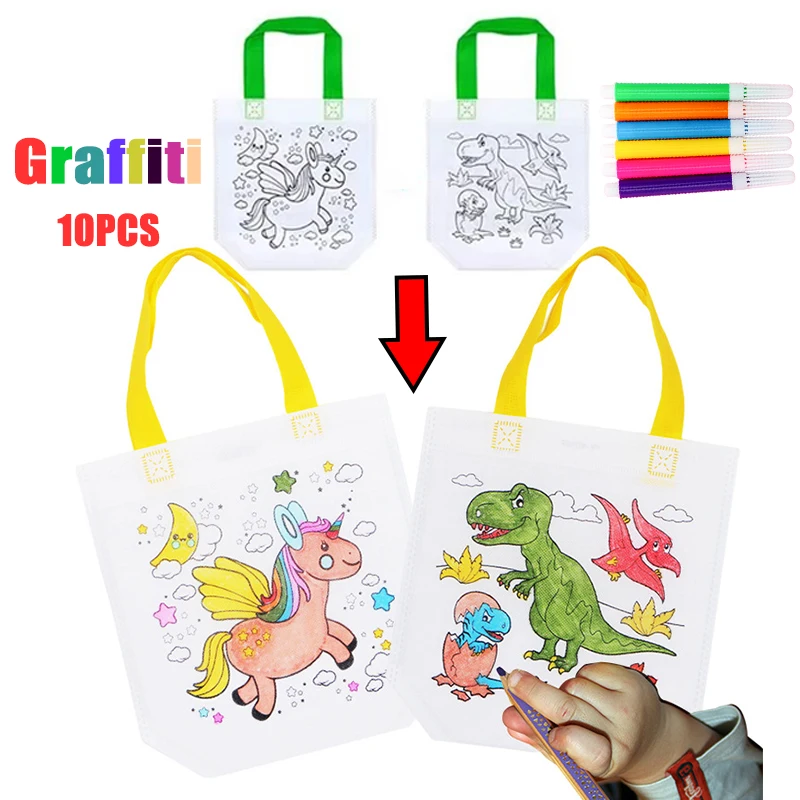 1-10pcs Sets DIY Graffiti Bag  - Illustration Marker Set recension och pris