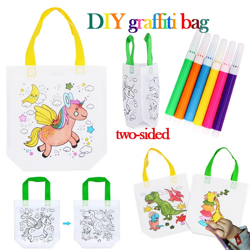 1-10pcs Sets DIY Graffiti Bag  - Illustration Marker Set recension och pris