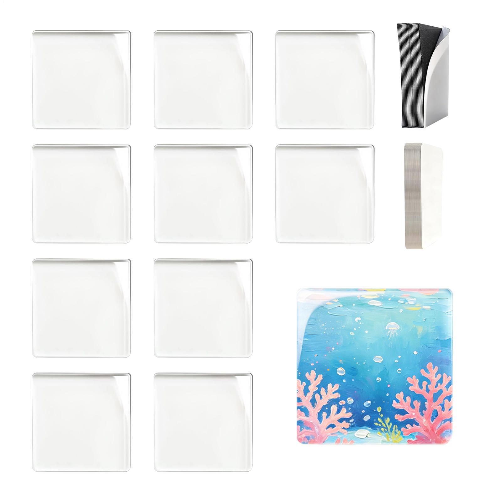 Square Acrylic DIY Fridge Magn - Art Craft Magnet recension och pris
