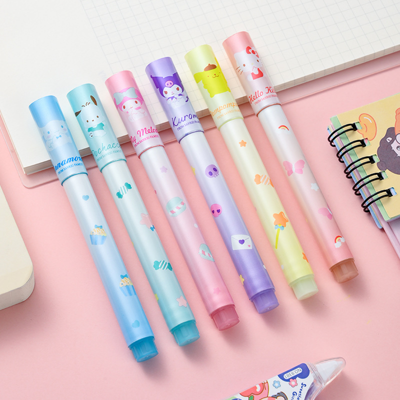 6Pcs Sanrio Hello Kitty Highli - Illustration Marker Set recension och pris