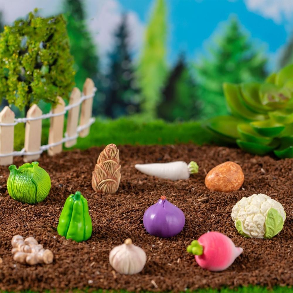Cute Vegetable Figurines Minia - Art Craft Vegetables recension och pris