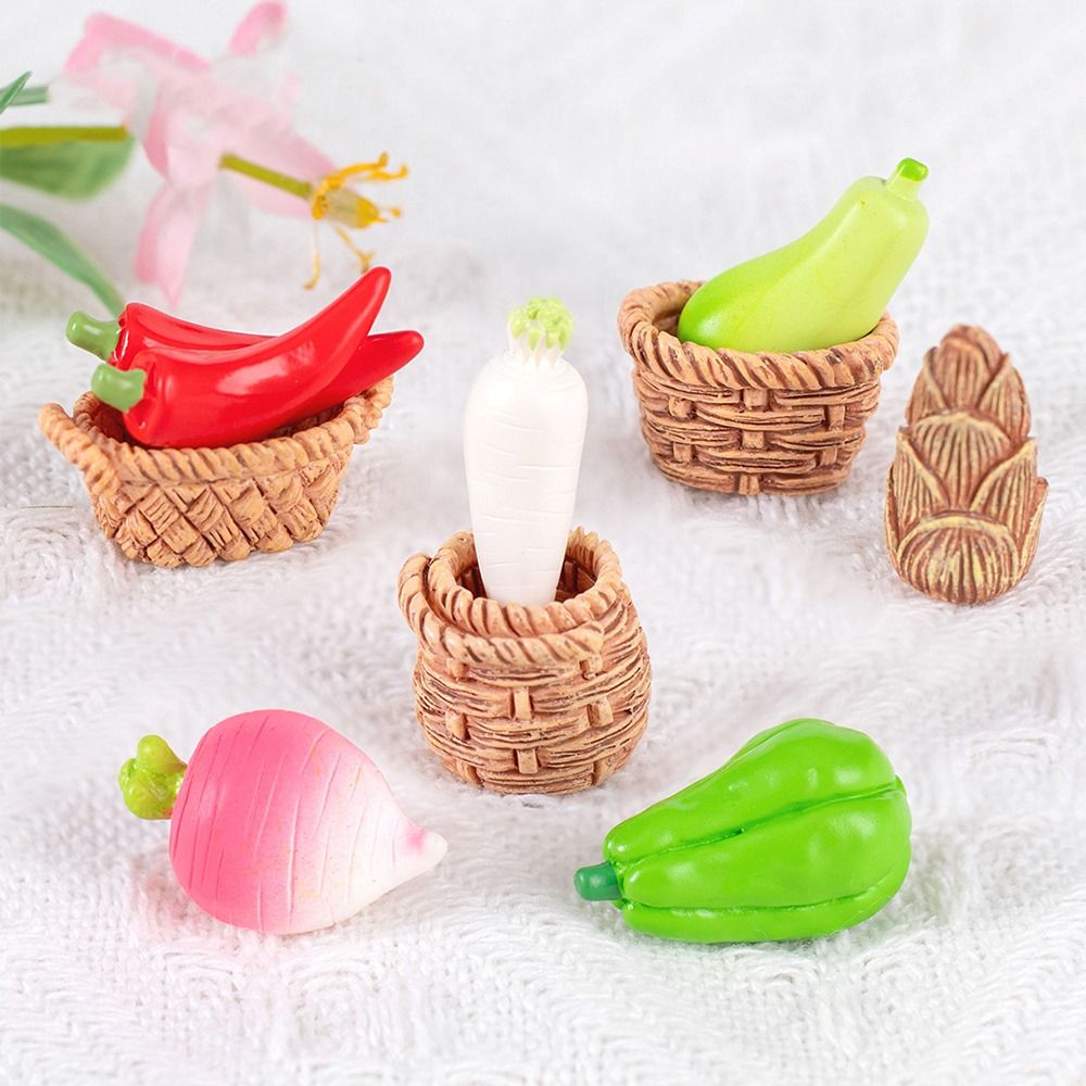 Cute Vegetable Figurines Minia - Art Craft Vegetables recension och pris