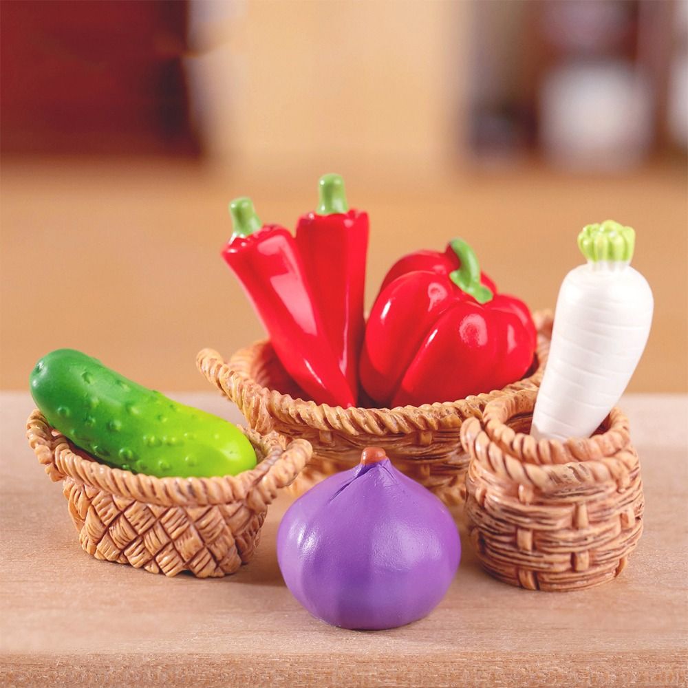 Cute Vegetable Figurines Minia - Art Craft Vegetables recension och pris