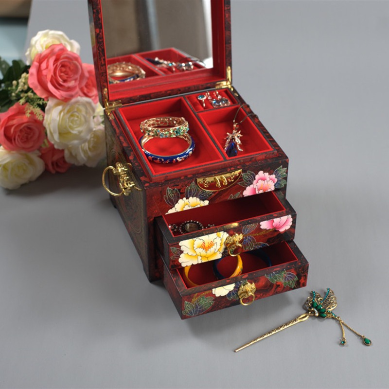 Handmade Painted Lacquer Jewel - Chinese Art Craft recension och pris