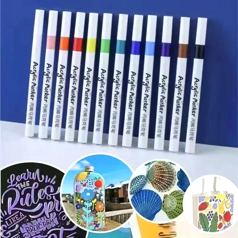 Soft Tip Acrylic Marker Pen Se - Art Craft 5 Year Old recension och pris
