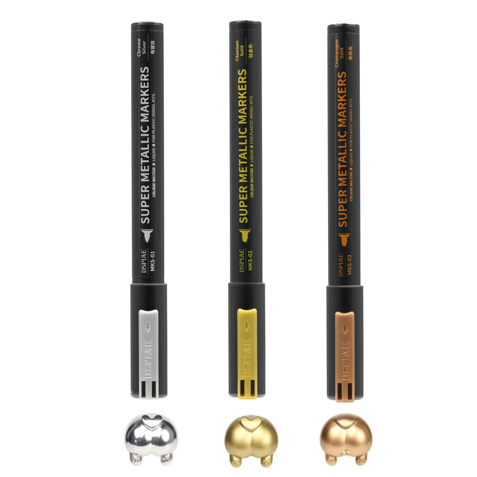 DSPIAE MKS Super Metallic Colo - Illustration Marker Set recension och pris