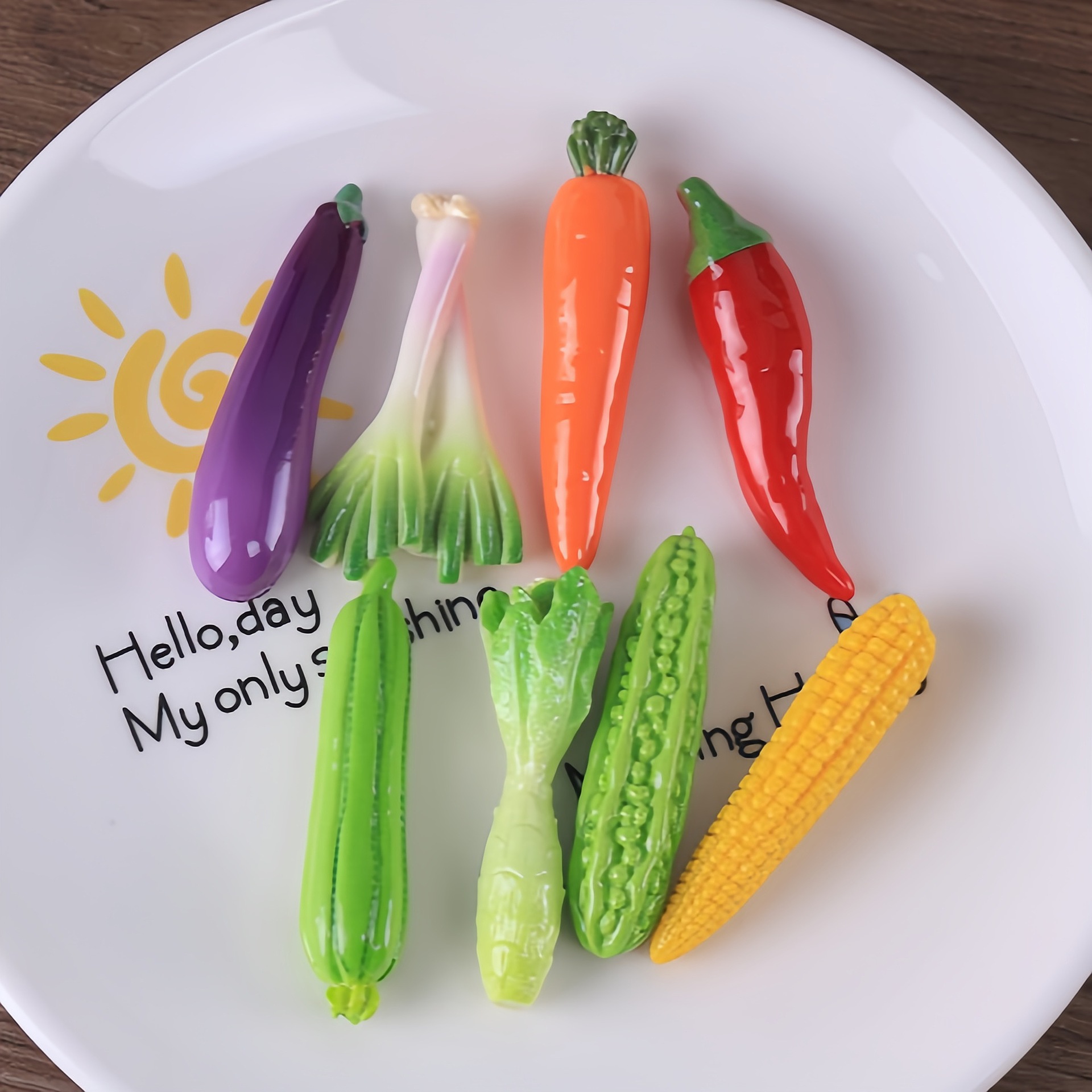 10Pcs Artificial Vegetable Fla - Art Craft Vegetables recension och pris