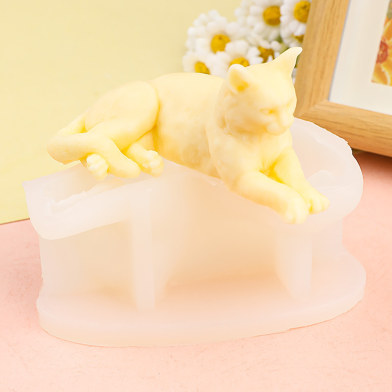 Creative Lying Cat Silicone Mo - Art Craft Show recension och pris