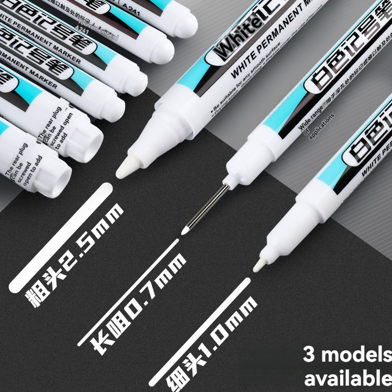 20Pcs White Ink Permanent Mark - Illustration Marker Set recension och pris