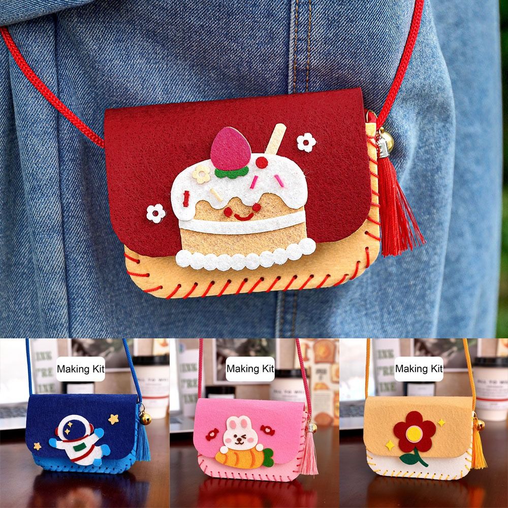 Cute Felt Felt Bag Making Kit  - Art Craft For Kindergarten recension och pris