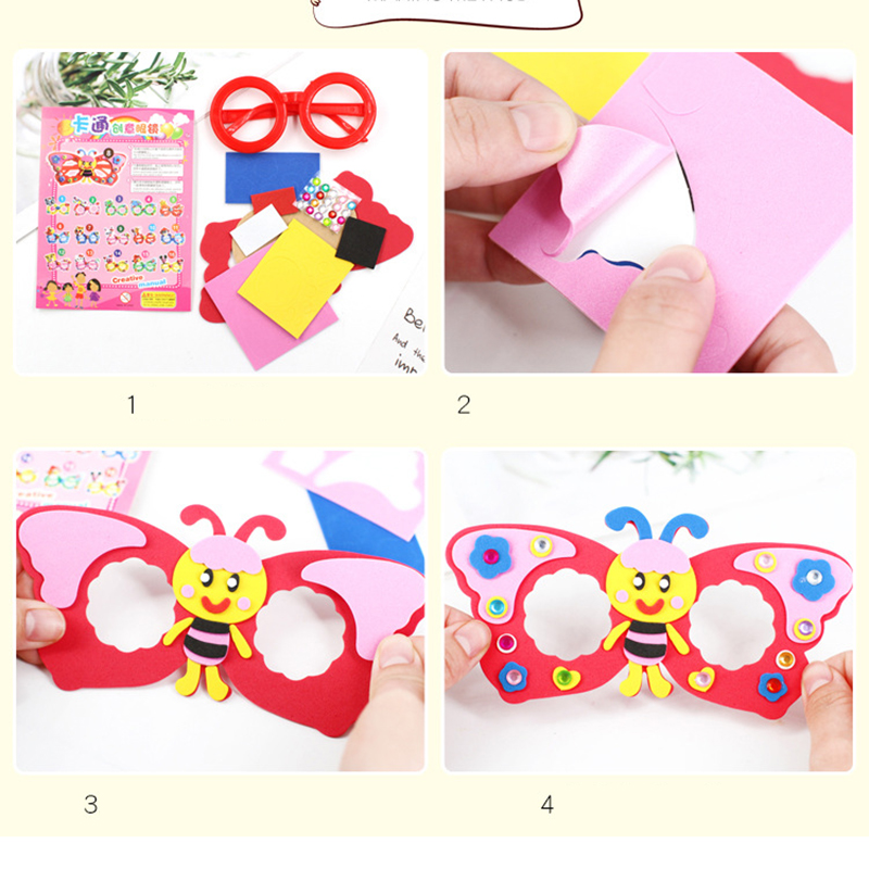 2/6/12 Sets Cartoon EVA Diamon - Art Craft 5 Year Old recension och pris