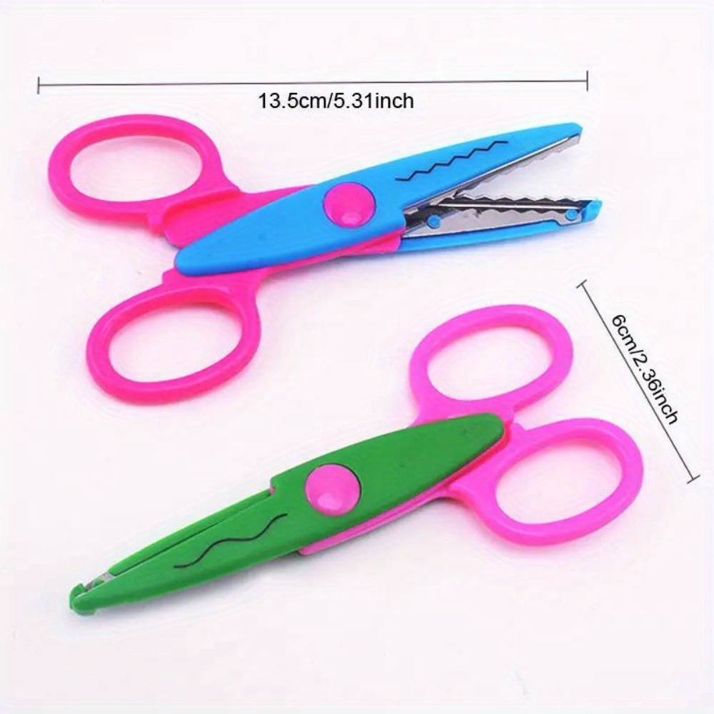 6Pcs/Set Decorative Wavy Sciss - Art Craft 5 Year Old recension och pris