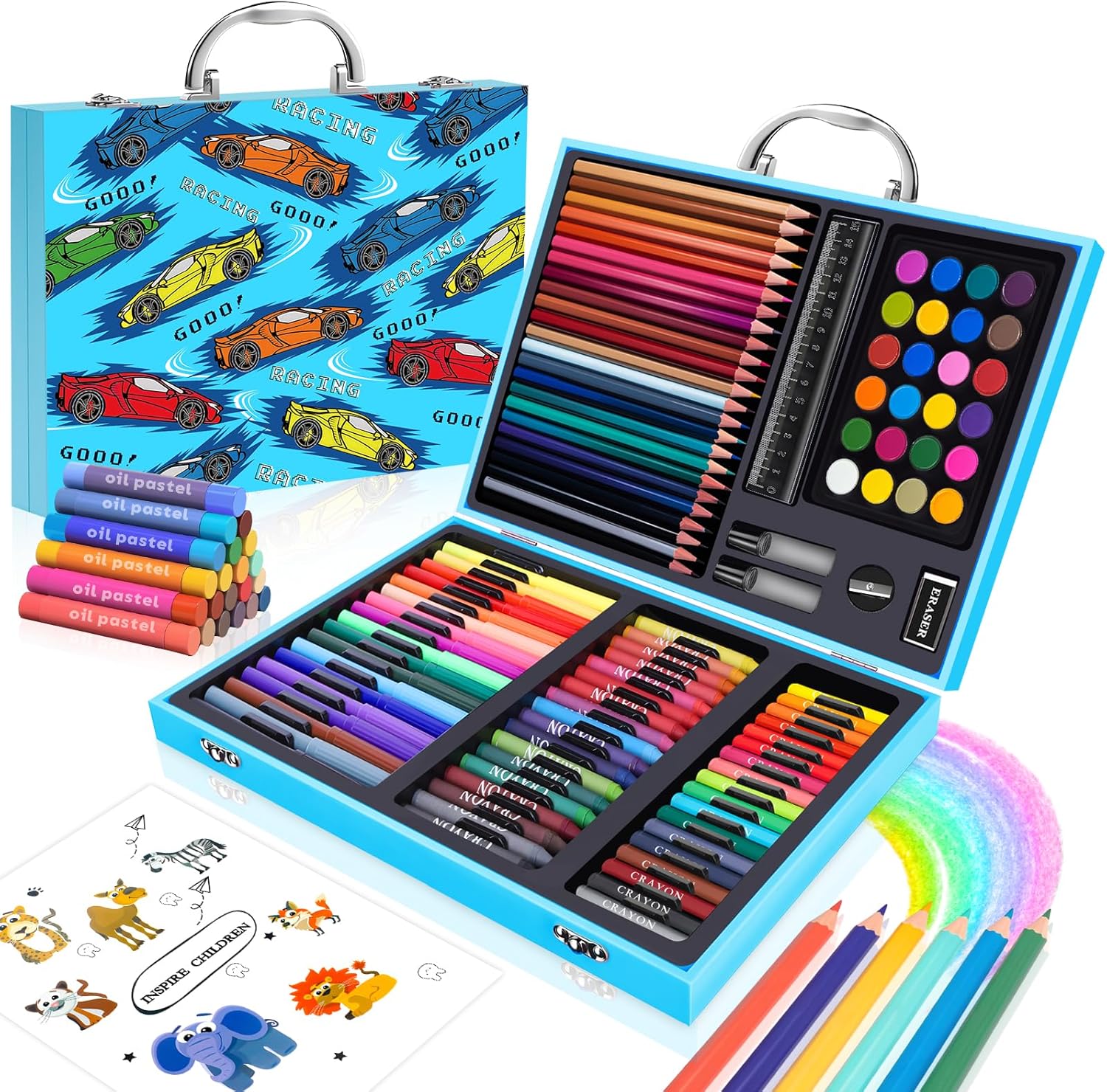 110PCS Arts & Crafts Supplies  - Illustration Marker Set recension och pris