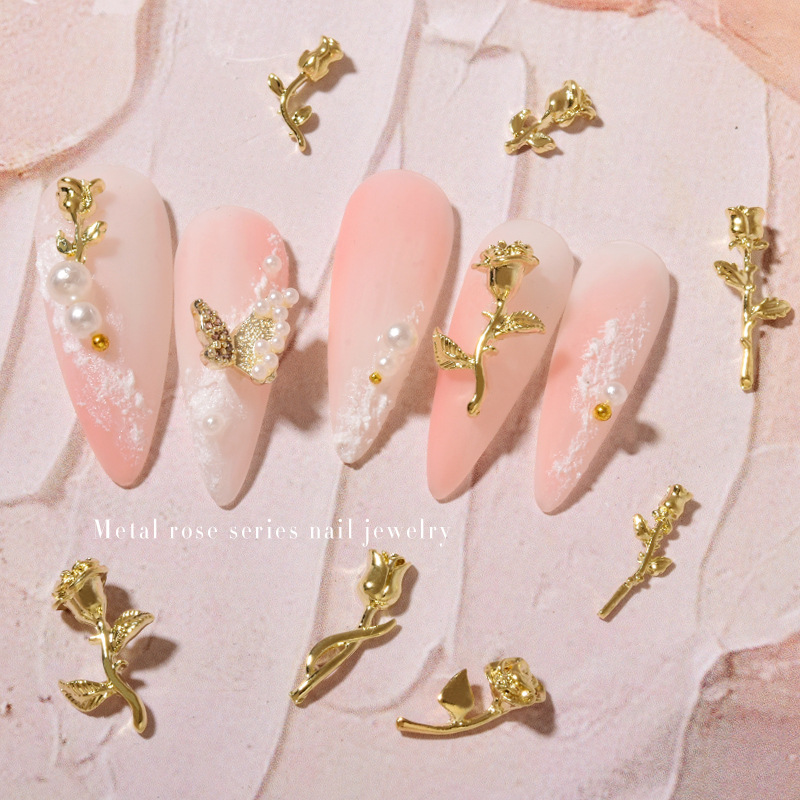 10Pcs 3D Rose Nail Art Ornamen - Art Craft Show recension och pris