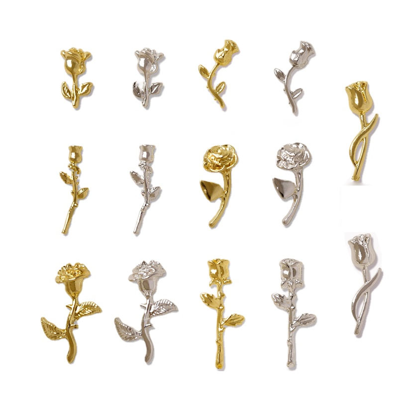 10Pcs 3D Rose Nail Art Ornamen - Art Craft Show recension och pris