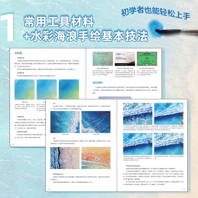 Dream Sea Watercolor Painting  - Chinese Art Craft recension och pris