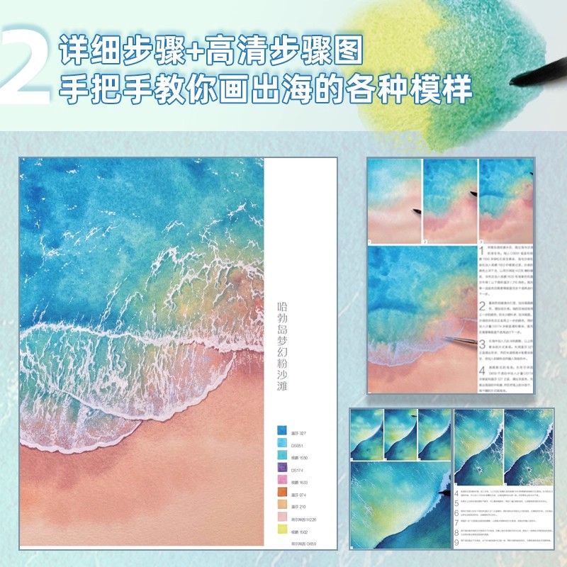 Dream Sea Watercolor Painting  - Chinese Art Craft recension och pris