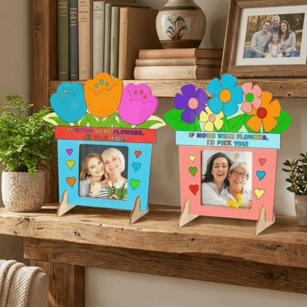 Unfinished Wooden Picture Fram - Art Craft For Kindergarten recension och pris
